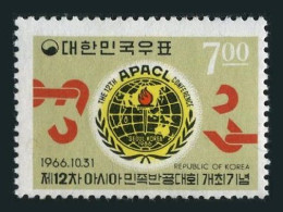 Korea South 543,543a, Hinged. Michel 560, Bl.238. Asian Anticommunist League, 1966. - Corée Du Sud