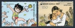 Korea South 1900-1901,1900a-1901a Sheets,MNH. Michel 1920-1921 Bl.635-635.Cartoons. - Corée Du Sud