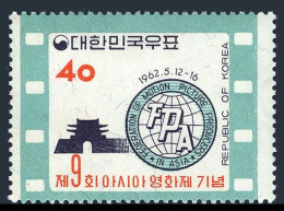 Korea South 352, MNH. Michel 346. Federation Of Motion Picture, 1962. - Corée Du Sud