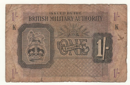 GREAT BRITAIN  1 Shilling  PM2   BRITISH MILITARY AUTHORITY    (ND 1943) - British Armed Forces & Special Vouchers