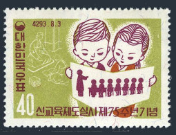 Korea South 306, Hinged. Michel 304. Modern Educational System, 75th Ann. 1960. - Corée Du Sud