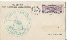 First Flight From Corpus Christi - 1932 - Schmuck-FDC