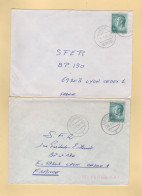 Luxembourg - Lot De 2 Lettres Destination France - Cap Troisvierges - Brieven En Documenten