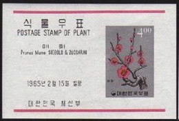 Korea South 457a, MNH. Michel Bl.200. Plants 1965. Plum Blossoms. - Corea Del Sur