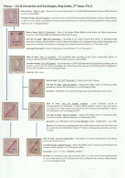 Macau Macao Carlos 13a & Overprint And Surcharge. MH. Mostly No Gum. Fine - Nuovi