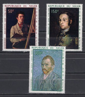 Niger Serie 3v 1968 Paintings Vincent Van Gogh MNH - Nigeria (1961-...)