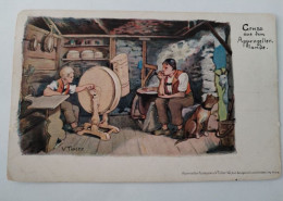 Gruss Aus Dem Appenzeller Lande, Postkarte Von V. Tobler, 1900 - Appenzell
