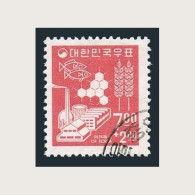 Korea South B8, Used. Michel 564. Symbols Of Thrift & Development, 1966. - Corée Du Sud