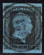Preussen, Voll-/breitrandige 2 SGr. M. Klarem Nummernstpl. 424 Frankfurt A.d.O. - Other & Unclassified