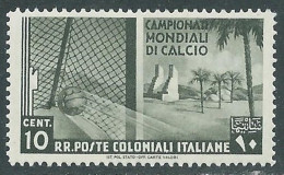 1934 EMISSIONI GENERALI MONDIALI DI CALCIO 10 CENT MNH ** - RA21-4 - Emissioni Generali