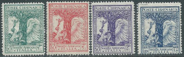 1928 CIRENAICA PRO SOCIETA AFRICANA 4 VALORI MNH ** - RA22-2 - Cirenaica