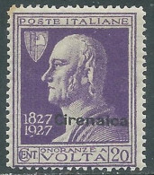 1927 CIRENAICA VOLTA 20 CENT MNH ** - RA22 - Cirenaica