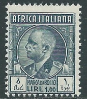 1939 AFRICA ITALIANA MARCA DA BOLLO 1 LIRA MNH ** - RA26-5 - Italienisch Ost-Afrika