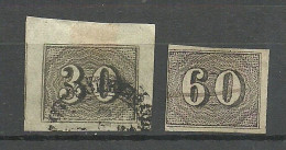 BRAZIL Brazilia 1849 Michel 13 - 14 O - Gebraucht