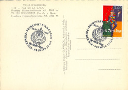 1998 , ED. 518 - SELLO DE FELICITACIONES , MAT. PRIMER DIA , FDC , ANDORRA FRANCESA - FDC