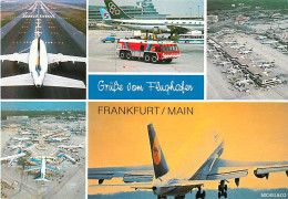 Format - 160 X 115 Mms - Allemagne - Deutschland - Airport Frankfurt - Aéroport - Aviation - Avions - CPM - Carte Neuve  - Aerodromi