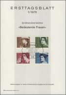 ETB 01/1975 Bedeutende Frauen: Schriftstellerinnen - 1974-1980
