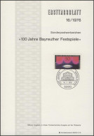 ETB 16/1976 Bayreuther Festspiele - 1974-1980