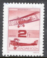 Hungary 1988  Single Stamp Celebrating Airmail - Historical Aeroplanes In The World In Fine Used - Gebraucht