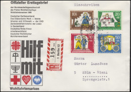 295-298 Wofa Märchen Der Froschkönig Auf Schmuck-R-FDC ESSt Berlin 5.10.1966 - Fairy Tales, Popular Stories & Legends