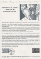 Collection Historique: Immunologe Und Pharmakologe Bernard Halpern 21.2.1987 - Médecine