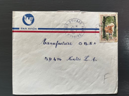 ENVELOPPE COTE D'IVOIRE / BOUAKE 1965 POUR NANTES - Côte D'Ivoire (1960-...)