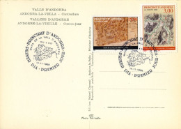 1998 , ED. 529 / 530 - MAPAS DEL PRINCIPADO , MAT. PRIMER DIA , FDC , ANDORRA FRANCESA - FDC