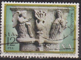 Noel - ESPAGNE - Santa Maria De Nieva - Chapiteaux Sculptés - N° 2138 - 1978 - Oblitérés