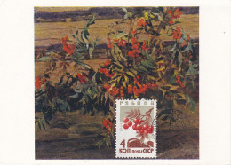 Carte Maximum URSS Russie Russia  2894 Sorbier Sorbus Rowan - Maximumkarten