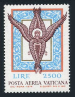 Vatican C59, MNH. Michel 632. Air Post 1974. Seraph, Mosaic From St Mark's Basilica. - Aéreo