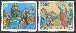 Vatican C73-C74, MNH. Michel 842-843. World Communications Year WKY-1983. - Airmail