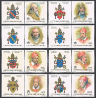 Vatican 1095-1102, MNH. Michel 1270-1276. The Popes Of The Holy Years,1550-1725.1999 - Unused Stamps