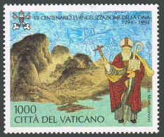 Vatican 959,MNH.Michel 1127. Evangelization Of China,700,1994.G.da Montecorvino. - Unused Stamps