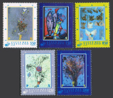 Vatican 988-992,MNH.Michel 1153-1157. UN,50th Ann.Paintings Of Peace,Guiotto. - Unused Stamps