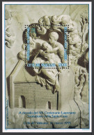 Vatican 977, MNH. Michel Bl.15. Shrine Of Loreto, 700th Ann. 1995. Marble Carving. - Unused Stamps