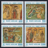 Vatican 912-915,MNH.Michel 1075-1078. Christmas 1992.Mosaics,Basilica Of St Maria - Unused Stamps