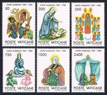 Vatican 807-812, MNH. Michel 940--945. Marian Year, 1987-1988. - Neufs