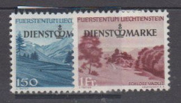 LIECHTENSTEIN   1947    Service     N°  33 / 34    ( Nehf Sans Charniére )      COTE   30 € 00        ( D 392 ) - Servizio