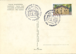 1999 , ED. 543  - LA CASA RULL , SISPONY  , MAT. PRIMER DIA , FDC , ANDORRA FRANCESA - FDC