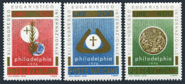 Vatican 592-594 Blocks/4,MNH.Michel 680-682. Eucharistic Congress,1976. - Neufs