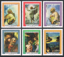 Vatican 595-600 Blocks/4,MNH.Michel 683-688. Transfiguration By Raphael,1976. - Nuevos