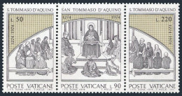 Vatican 555-557a,MNH. Michel 640-642. St Thomas Aquinas, Philosopher, 1974. - Neufs