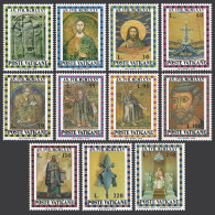 Vatican 561-571 Blocks/4, MNH. Michel 646-656. Christmas 1974. Holy Year 1975. - Ungebraucht