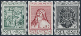 Vatican 528-530,MNH.Michel 610-612.Johannes Cardinal Bessarion,Patriarch,1972 - Nuevos