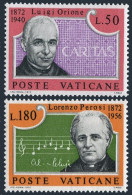Vatican 526-527 Bl./4,MNH.Michel 613-614. Luigi Orione; Lorenso Perosi,composer,1972 - Nuovi