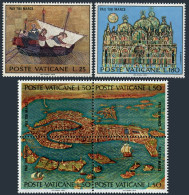 Vatican 518-519,520 Ad, MNH. Michel 599-604. UNESCO Campaign To Save Venice, 1972. - Ungebraucht