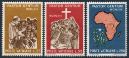 Vatican 473-475, MNH. Michel 550-552. Visit Of Pope Paul VI To Uganda, 1969. - Unused Stamps