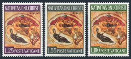 Vatican 458-460, MNH. Michel 533-535. Christmas 1967, Nativity, 9th Century. - Neufs