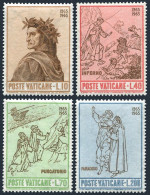 Vatican 410-413, MNH. Michel 477-480. Dante Alighieri-700. Raphael. 1965. - Neufs