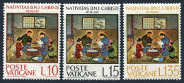 Vatican 397-399, MNH. Michel 464-466. Japanese Nativity Scene By Kimiko Koseki. - Neufs